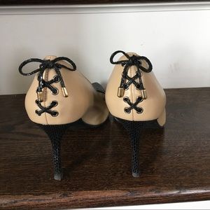 Gorgeous 3.5” Pumps with Lace-up Detail